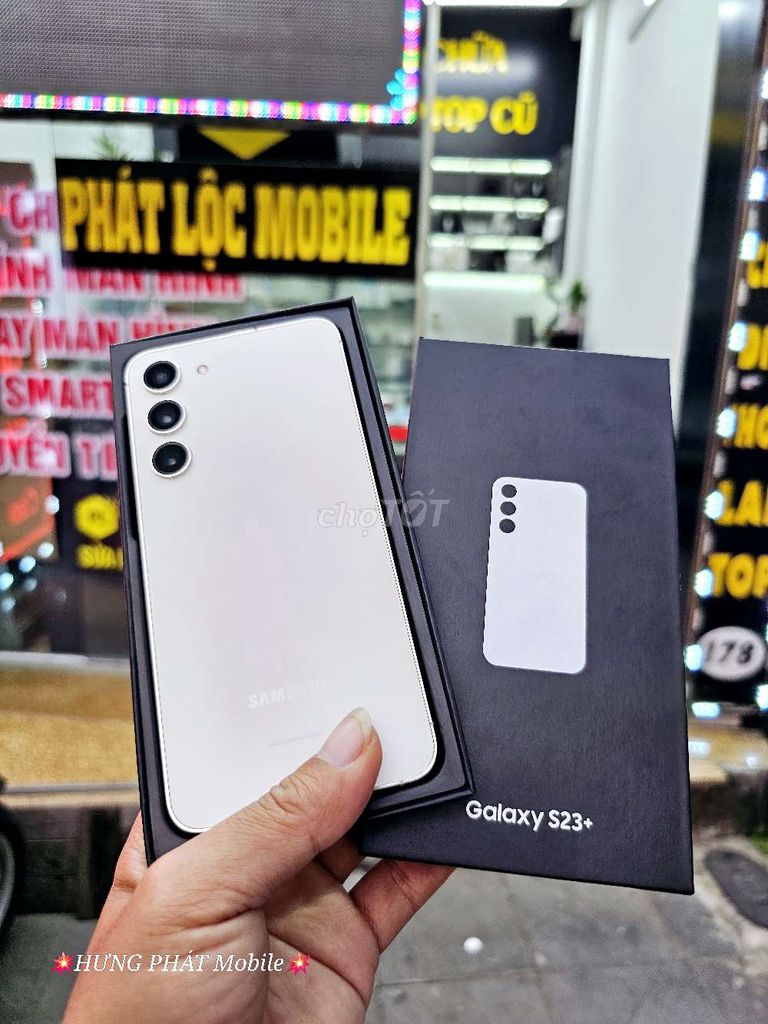 S23 PLUS-5G BẢN SSVN 2SIM VẬT LÝ FULBOX ĐẸP 99%