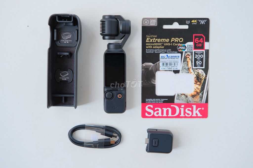 Dji pocket 3 đơn bh 4/2027 kèm thẻ 64gb.. Mua bán Máy ảnh, Máy quay tại Huyện Bình Chánh Tp Hồ Chí Minh được đăng bởi TRAN TAN hình 1