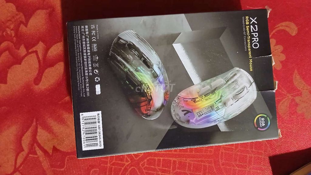 Chuột Attack Shark X2 Pro Trong suốt. Mua bán Phụ kiện (Màn hình, Chuột...) tại Huyện Ia Pa Gia Lai được đăng bởi Minh Thắng hình 1