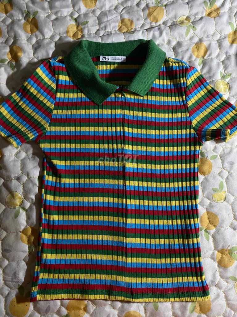 Áo thun Zara nữ len gân. Mua bán Quần áo tại Huyện Triệu Phong Quảng Trị được đăng bởi Đồ Cá Nhân hình 1