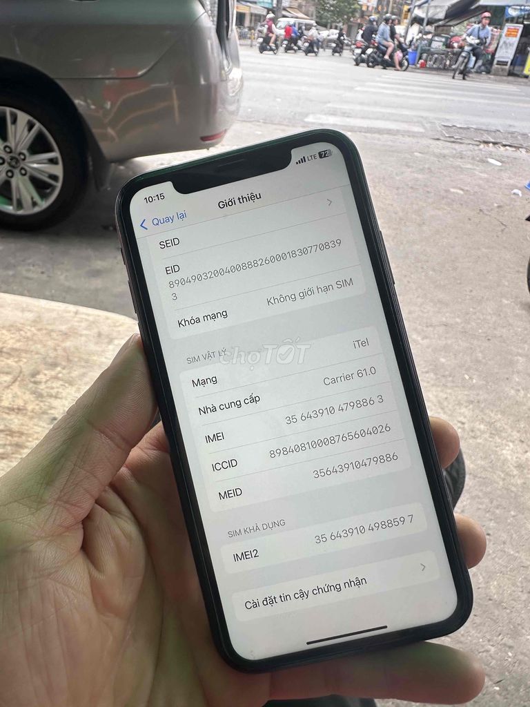 iphone xr qte zin áp suất chính chủ dùng