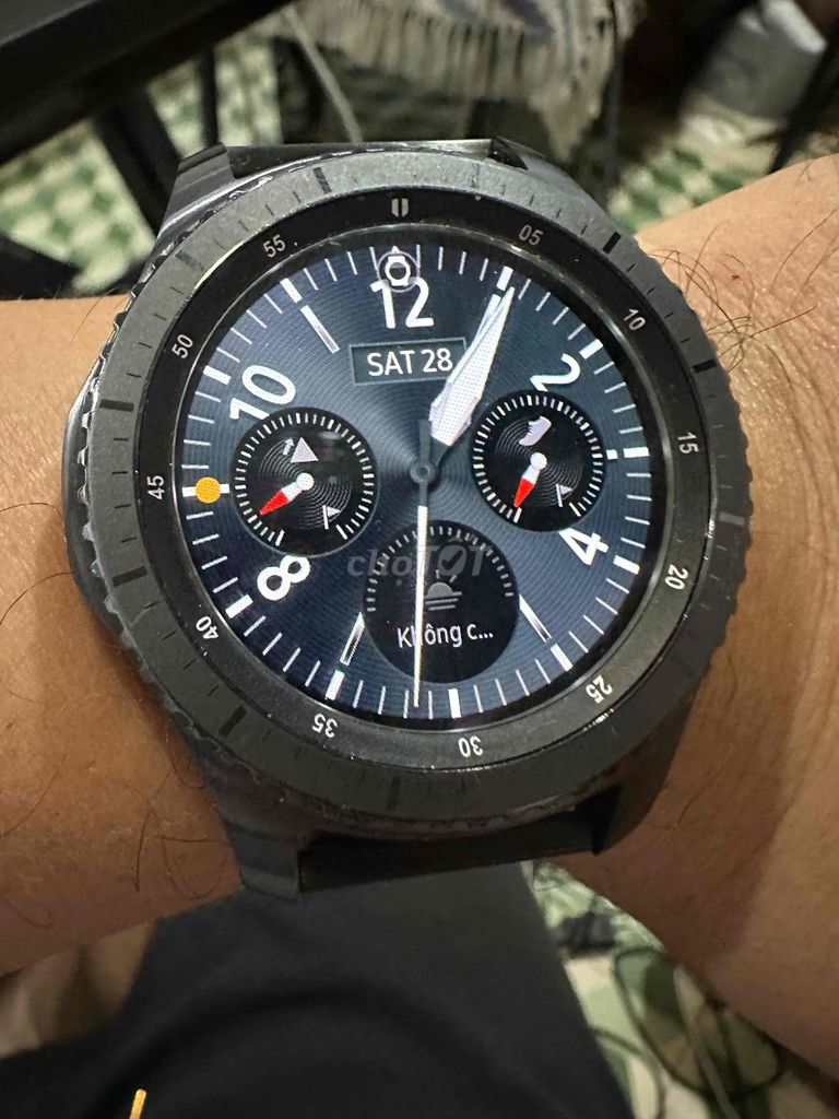 Samsung Gear S3 Frontier Đen Còn mới. Mua bán Thiết bị đeo thông minh tại Quận 3 Tp Hồ Chí Minh được đăng bởi hai tran hình 1