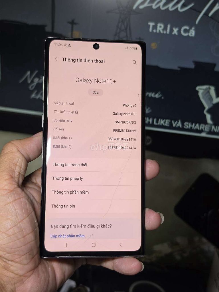 Galaxy Note10+ 12GB 256GB VN giá rẻ bèo nhèo . Mua bán Điện thoại tại Quận 8 Tp Hồ Chí Minh được đăng bởi Thiên Hòa mobile  hình 1
