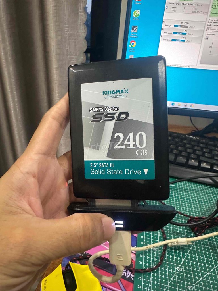 Ổ cứng SSD KINGMAX 240GB Đã sử dụng. Mua bán Linh kiện (RAM, Card...) tại Quận 12 Tp Hồ Chí Minh được đăng bởi Hiếu hình 1