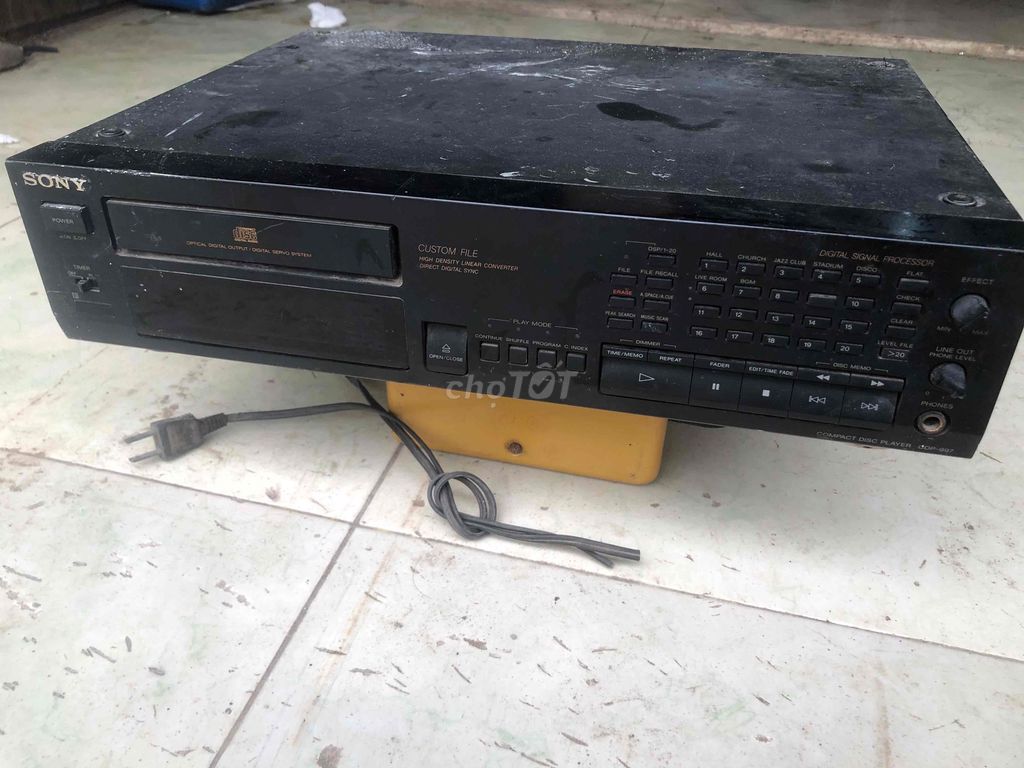 Đầu đĩa CD Sony CDP-997 Đen. Mua bán Tivi, Âm thanh tại Quận Hà Đông Hà Nội được đăng bởi aduy hình 1