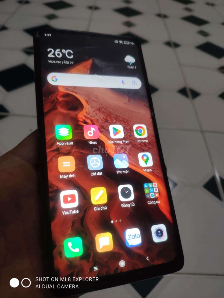 Redmi k20 pro 6/64Gb nứt kính và nắp lưng bán xác