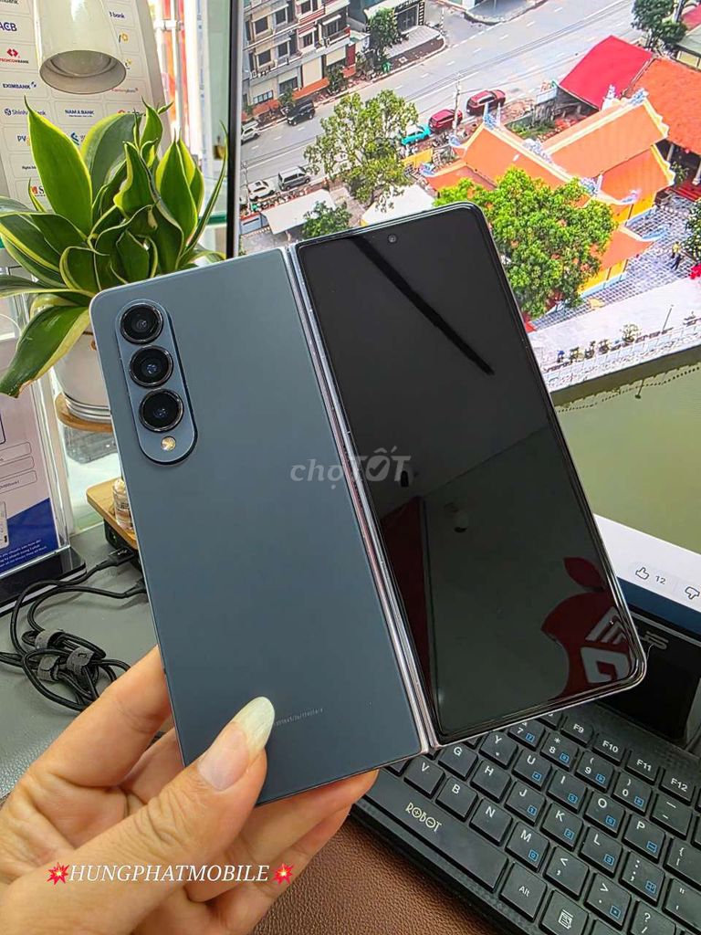 Samsung Z Fold4 5G 256GB Xanh Bản SSVN 2 sim. Mua bán Điện thoại tại Quận Đống Đa Hà Nội được đăng bởi HƯNG PHÁT Mobile hình 1