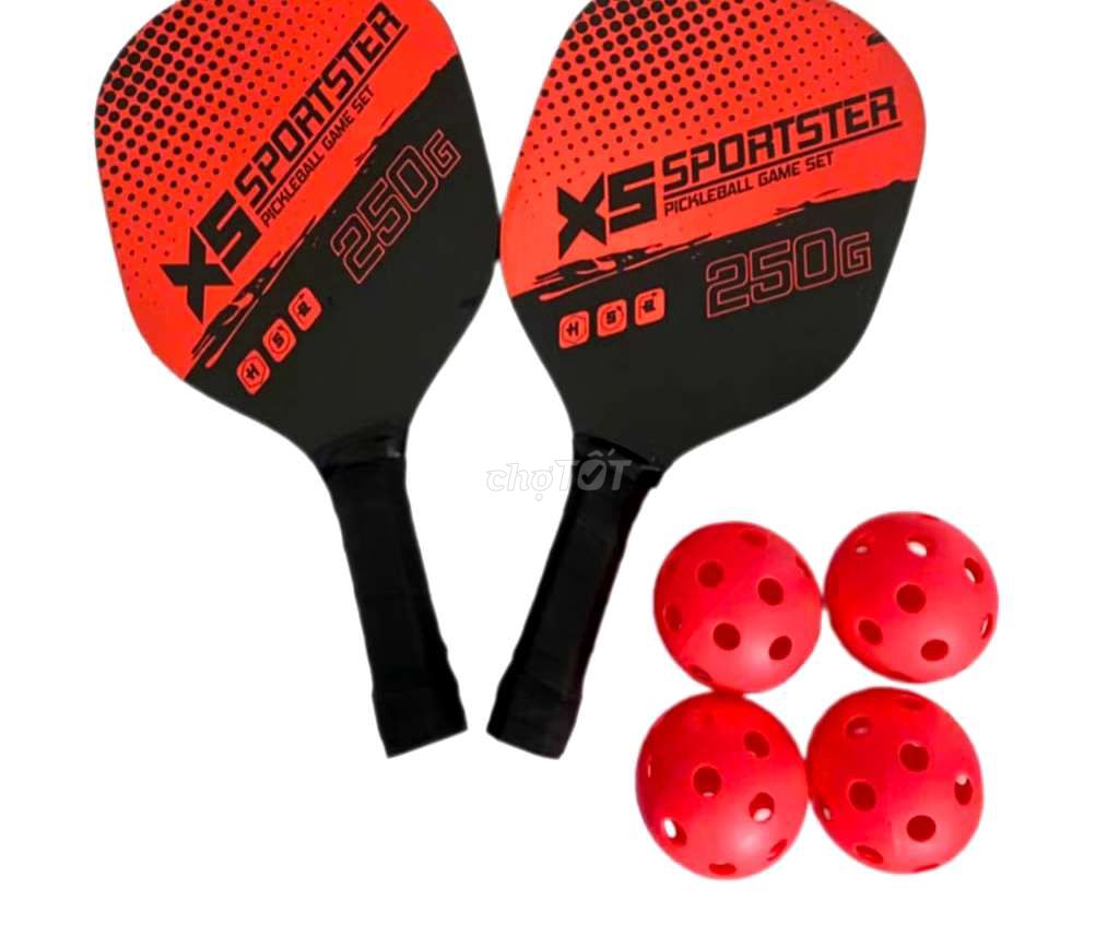 Cặp vợt Pickleball tặng kèm 4 bóng chuyên nghiệp