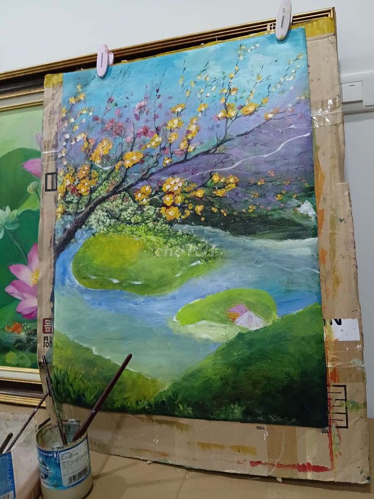 Tranh phong cảnh Acrylic A2. Mua bán Đồ sưu tầm, đồ cổ tại Thành phố Hạ Long Quảng Ninh được đăng bởi Nguyễn Quỳnh Hương hình 1