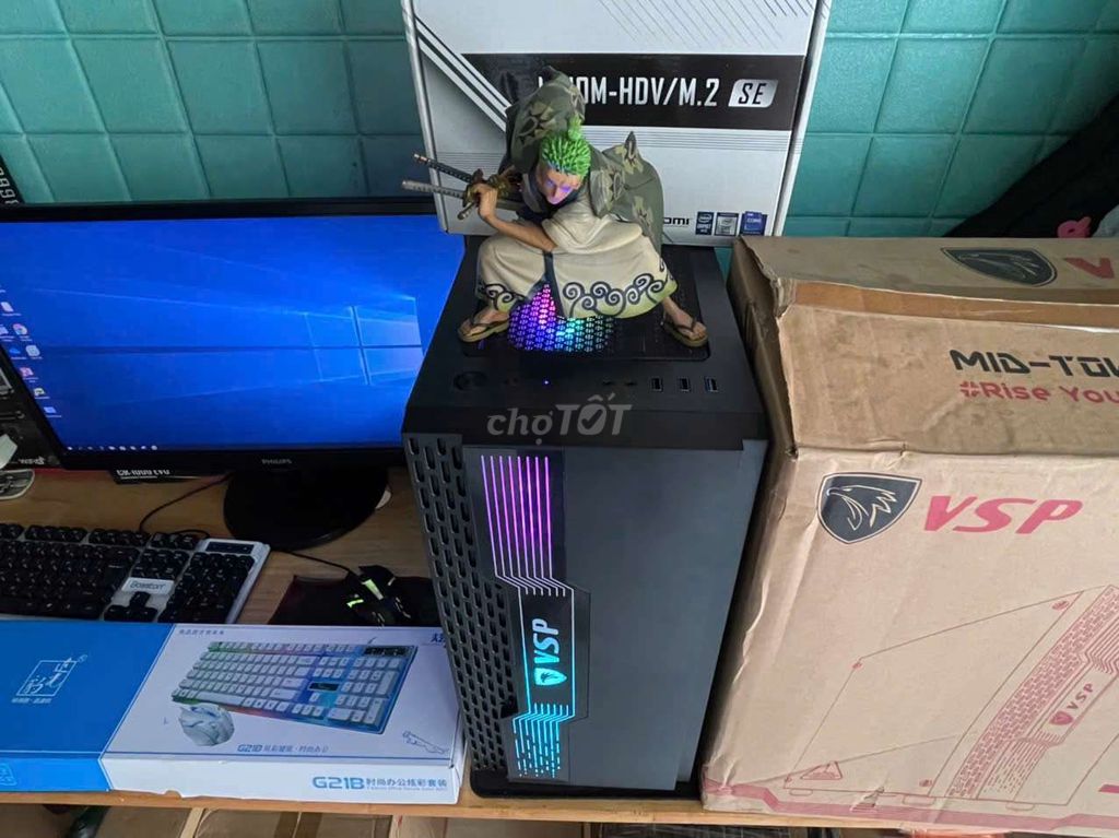 THÙNG i7 6700/GAM 8G/VGA GTX1050Ti 4G/SSD 256G. Mua bán Máy tính để bàn tại Quận 6 Tp Hồ Chí Minh được đăng bởi VI TÍNH PHƯỚC THỊNH hình 3