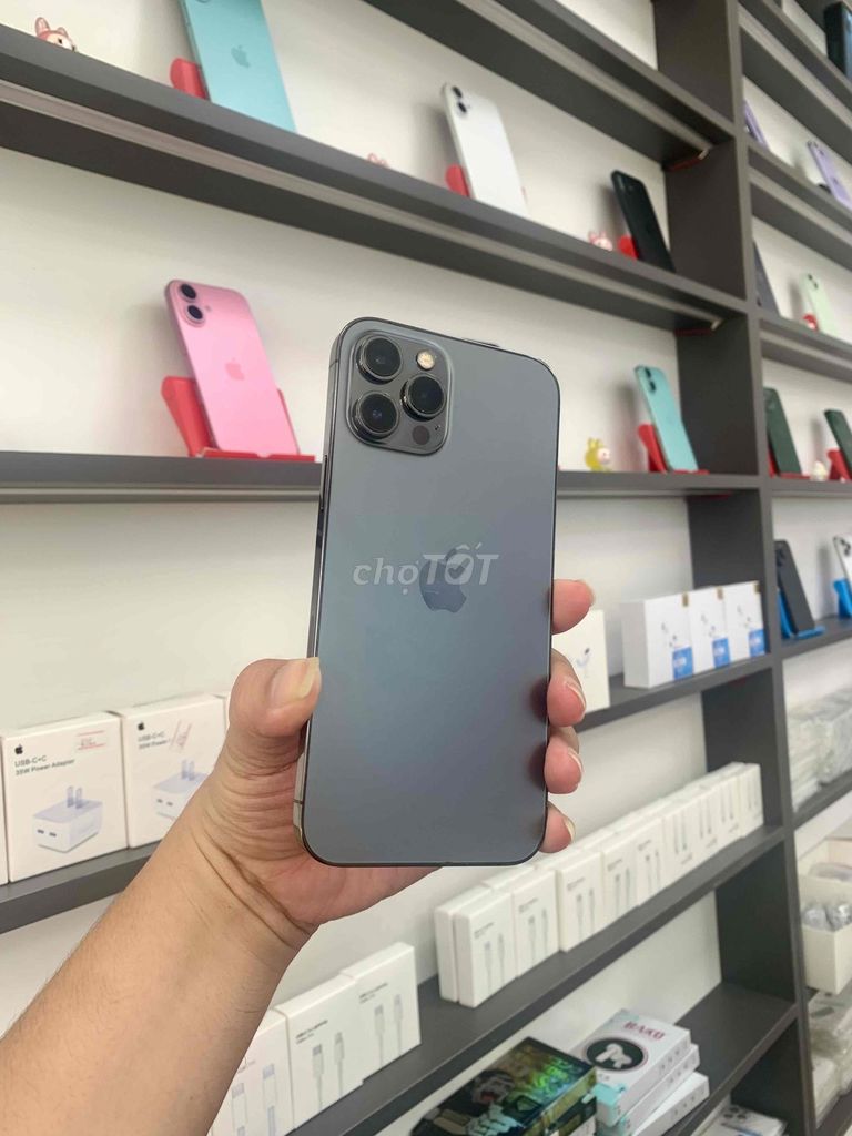 IPHONE 12prm XÁM. Mua bán Điện thoại tại Thành phố Thuận An Bình Dương được đăng bởi Fan Táo hình 1