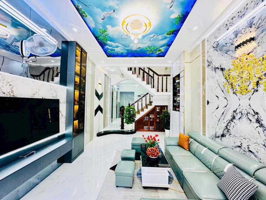 🔥 NHÀ HẺM 8M XE HƠI NGUYỄN ẢNH THỦ, 55M2, 4PN CAO CẤP, FULL NỘI THẤT. Mua bán nhà ở tại Quận 12 Tp Hồ Chí Minh được đăng bởi Phan Quốc Huy  hình 1