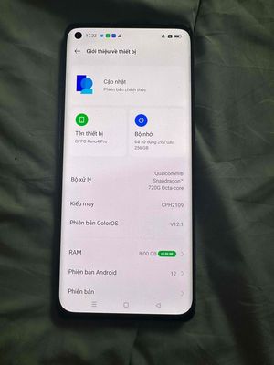 Oppo Reno4 Pro Trắng 8/256GB. Mua bán Điện thoại tại Quận Tân Bình Tp Hồ Chí Minh được đăng bởi đinh viết hoàng phát