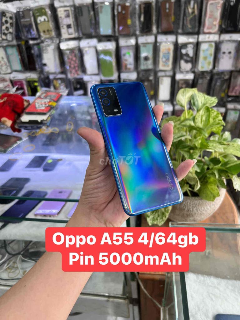 Oppo A55 4/64GB Pin 5000mAh cực trâu!!!!