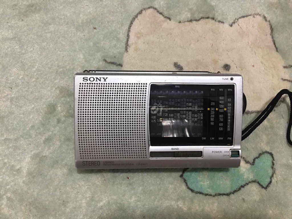 Sony SW11 Bạc 12 band. Mua bán Tivi, Âm thanh tại Quận Bắc Từ Liêm Hà Nội được đăng bởi Khuong hình 1