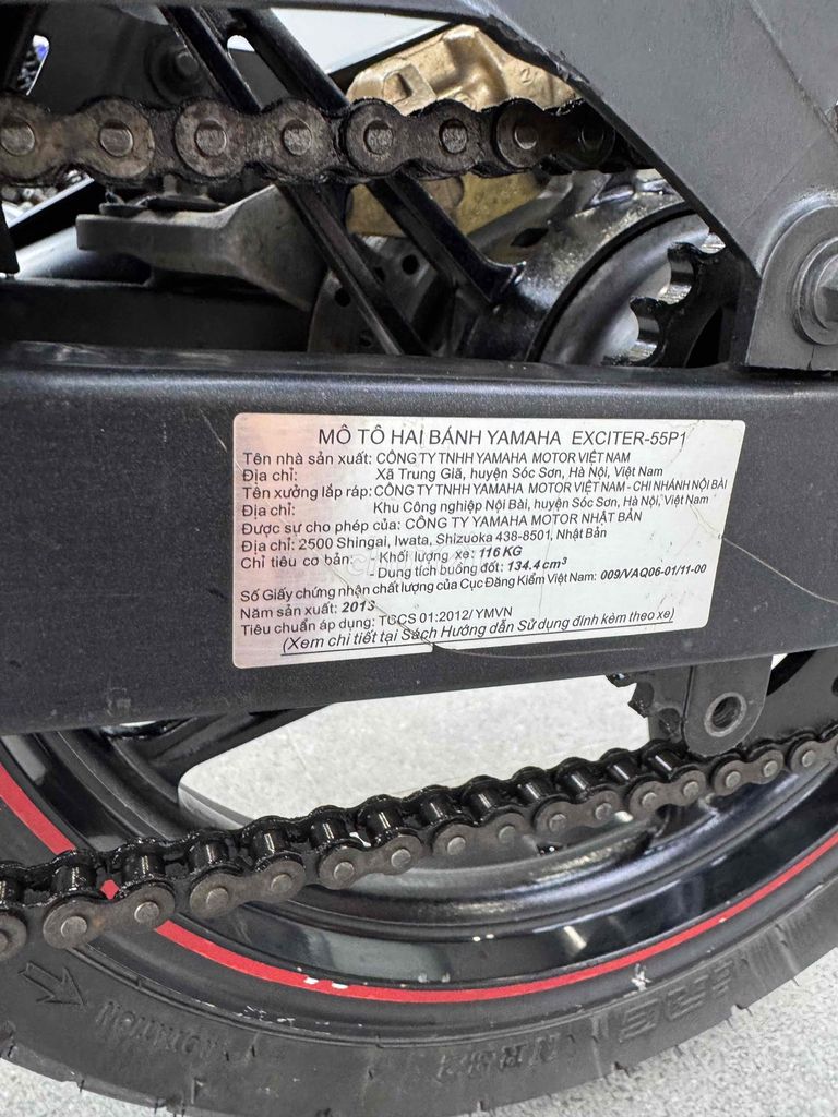 Ex135 2013 1 chủ nguyên rin Hỗ trợ góp. Mua bán Xe máy tại Quận Cái Răng Cần Thơ được đăng bởi Cửa Hàng Xe Máy Quang Sang hình 8