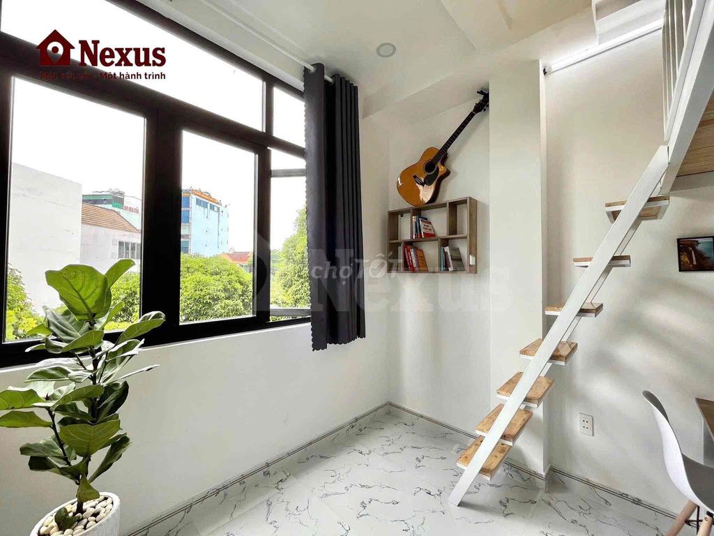 PHÒNG TRỌ GÁC SINH VIÊN FULL NỘI THẤT GẦN CÔNG VIÊN GIA ĐỊNH RỘNG RÃI