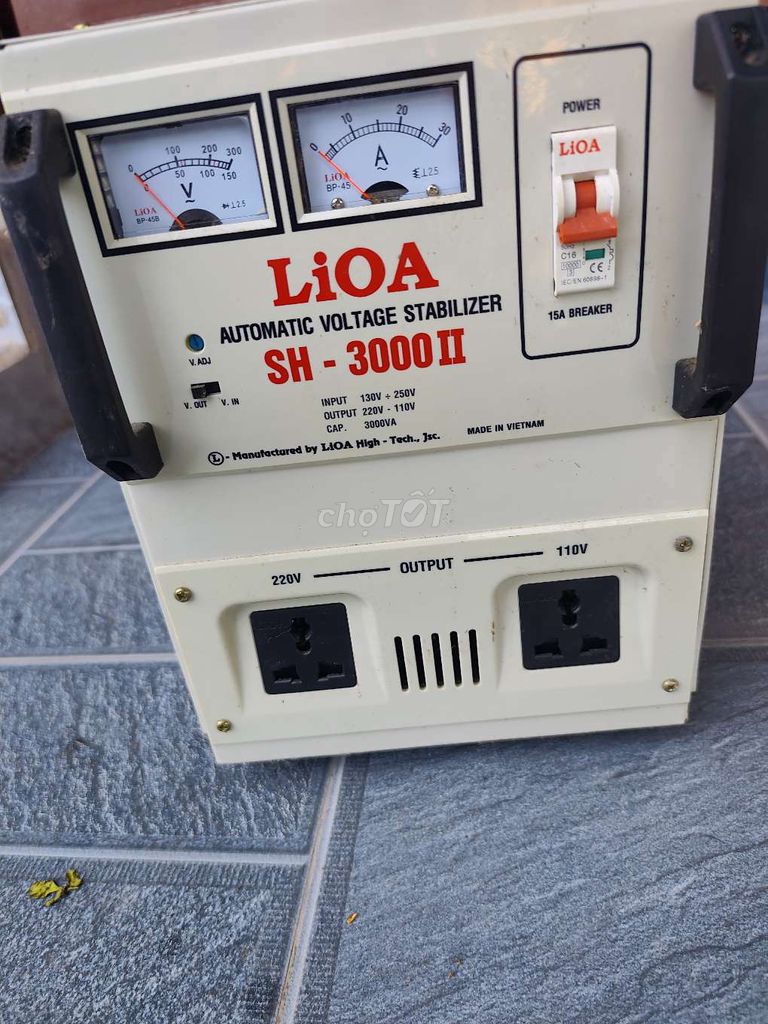 Ổn áp LIOA SH-3000 II 3000VA Trắng Mới. Mua bán Nội thất, đồ gia dụng khác tại Huyện Phú Ninh Quảng Nam được đăng bởi Lĩnh  hình 1