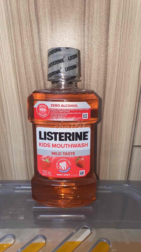 Nước súc miệng Listerine trẻ em Berry Shield 250ml. Mua bán Thiết bị vệ sinh, nhà tắm tại Huyện Trảng Bom Đồng Nai được đăng bởi Hoàng Thuỷ hình 1