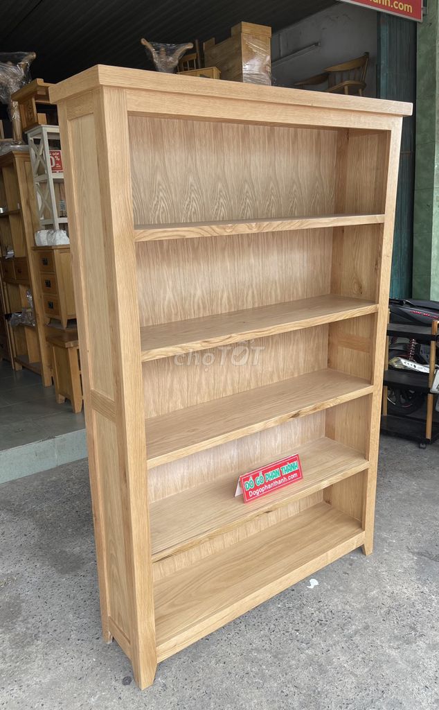 KỆ SÁCH 5 TẦNG GỖ SỒI MỸ. Mua bán Tủ, kệ gia đình tại Thành phố Thủ Đức Tp Hồ Chí Minh được đăng bởi Đồ Gỗ Phan Thành hình 3
