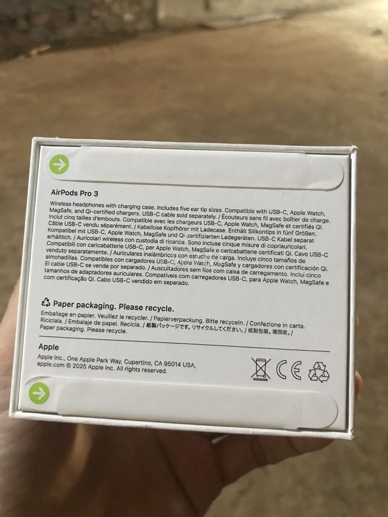 Apple AirPods Pro 3 Trắng Có sạc. Mua bán Tivi, Âm thanh tại Huyện Châu Đức Bà Rịa - Vũng Tàu được đăng bởi Binh an hình 1