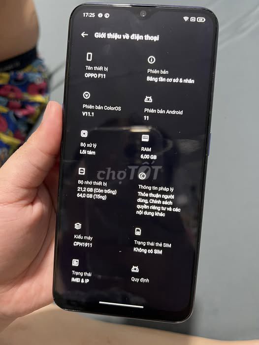 OPPO F11 64GB. Mua bán Điện thoại tại Quận Bình Tân Tp Hồ Chí Minh được đăng bởi Hội Đồ Điện Tử hình 1