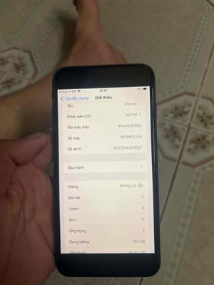 Apple iPhone 8 Plus 64GB Đen Đã qua sử dụng