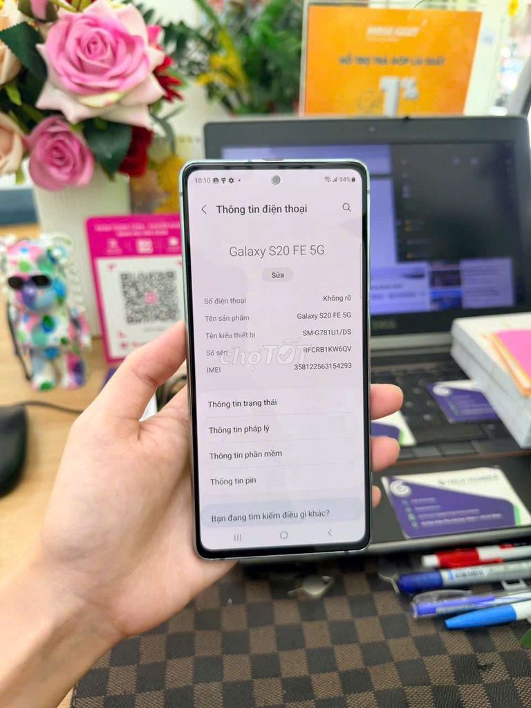 Samsung Galaxy S20 FE 5G 128GB Xanh. Mua bán Điện thoại tại Thành phố Thủ Đức Tp Hồ Chí Minh được đăng bởi Minh phương hình 1