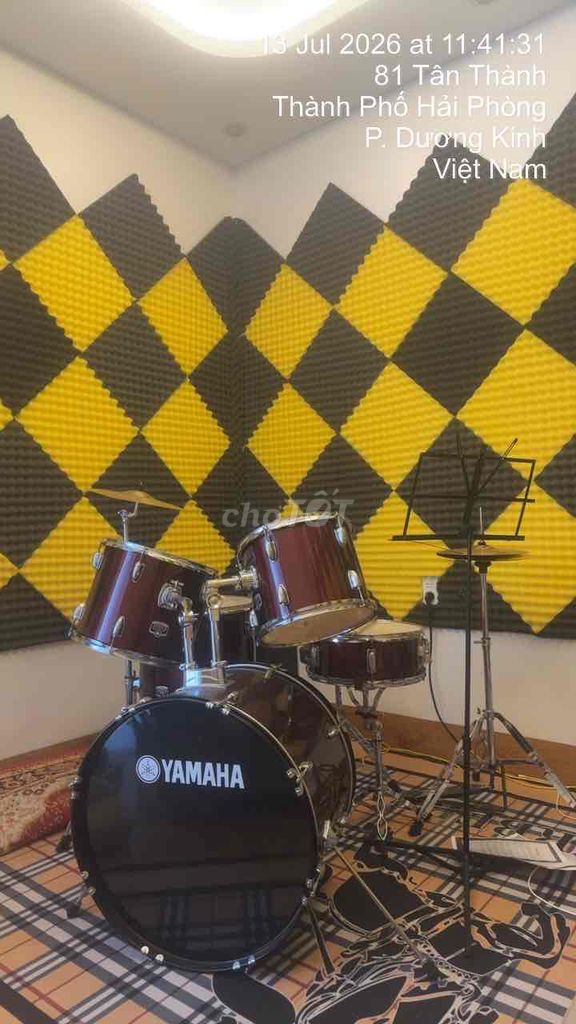 Bộ trống Yamaha Đỏ Bền bỉ. Mua bán Nhạc cụ tại Quận Dương Kinh Hải Phòng được đăng bởi Nam hình 1