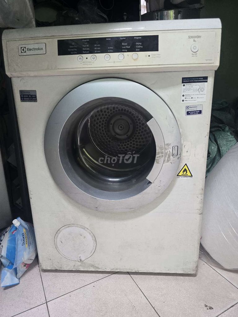 Máy sấy quần áo Electrolux 8kg Trắng. Mua bán Máy giặt tại Quận Đống Đa Hà Nội được đăng bởi Nguyen hình 1