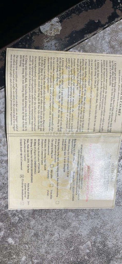 Bán gấp veam 1.9 tấn đời 2016 thùng kín 4m3. Mua bán Xe tải, xe ben tại Thành phố Thuận An Bình Dương được đăng bởi Hồ Xe Tải hình 6