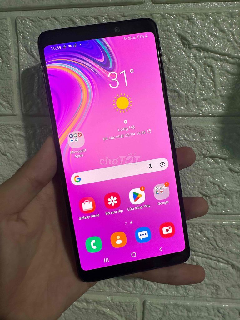 Samsung Galaxy A9 (2018) 128GB Hồng. Mua bán Điện thoại tại Huyện Long Hồ Vĩnh Long được đăng bởi Nguyễn Bảo hình 1