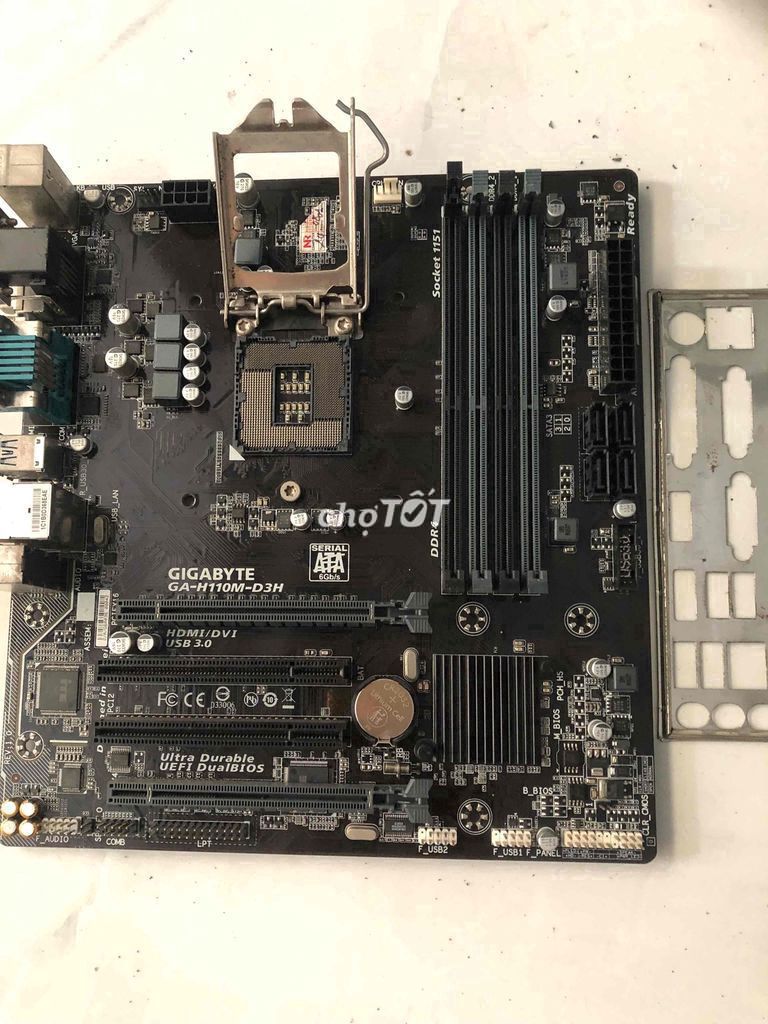 Bo mạch chủ Gigabyte GA-H110M-D3H. Mua bán Linh kiện (RAM, Card...) tại Quận 12 Tp Hồ Chí Minh được đăng bởi Dvithái  hình 1