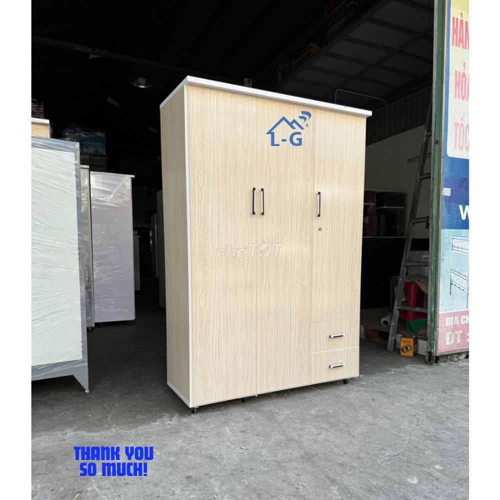 TỦ NHỰA ĐÀI LOAN 3 CÁNH GIÁ RẺ – BỀN ĐẸPchống nước. Mua bán Tủ, kệ gia đình tại Quận 8 Tp Hồ Chí Minh được đăng bởi GIƯỜNG SẮT SƠN LÂM hình 1