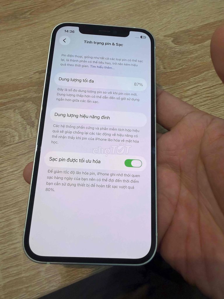 Apple iPhone 12 128GB Xanh lá nhạt. Mua bán Điện thoại tại Quận Phú Nhuận Tp Hồ Chí Minh được đăng bởi Thanh nam hình 1