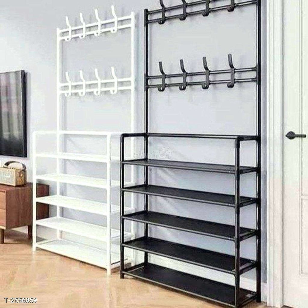 Kệ giày dép Kim loại Đen, Trắng có móc treo. Mua bán Tủ, kệ gia đình tại Quận Long Biên Hà Nội được đăng bởi Phạm ngọc hình 1