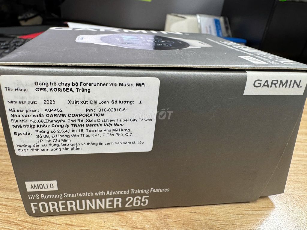 bán Garmin Forerunner 265 Music trắng mới 99,99%