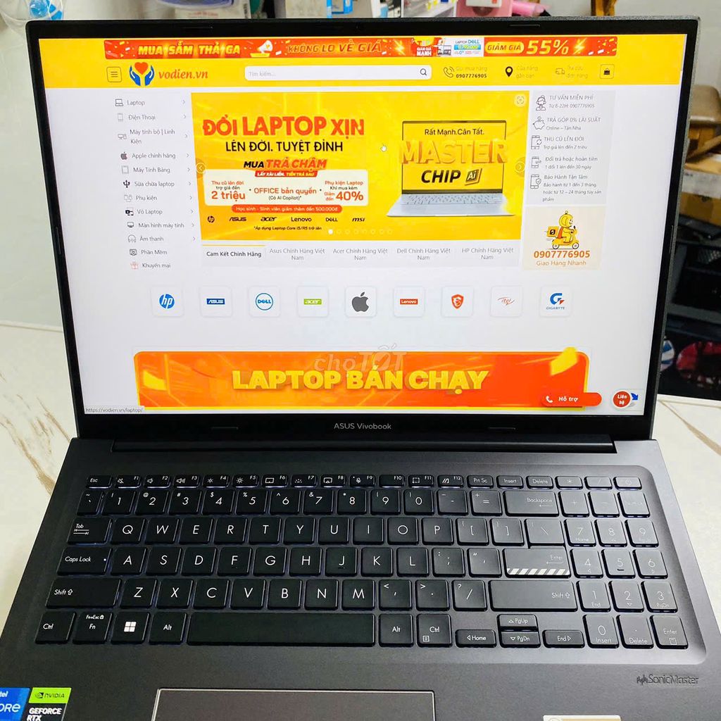 Asus Vivobook K3605VC i5-13420H 16GB/512GB RTX3050. Mua bán Laptop tại Quận Ninh Kiều Cần Thơ được đăng bởi Võ Diện hình 1