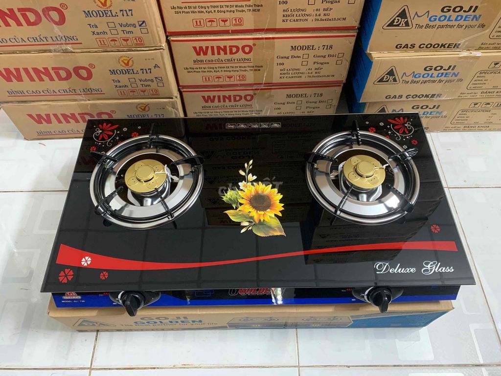 Bếp gas đôi Goji Golden GJ-746. Mua bán Bếp, lò, đồ điện nhà bếp tại Quận Cái Răng Cần Thơ được đăng bởi Chuyên Gas Và Bếp Gas Cần Thơ  hình 1