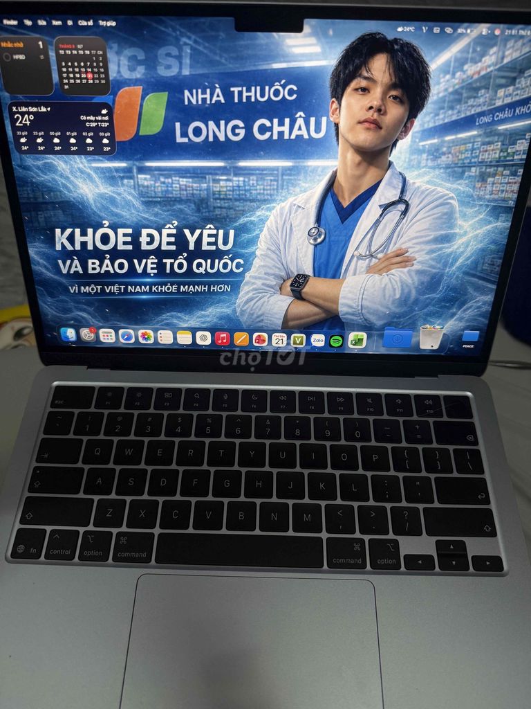 Apple MacBook Air M5 2026 blue Đã sử dụng. Mua bán Laptop tại Thành phố Buôn Ma Thuột Đắk Lắk được đăng bởi NGÔ TAM hình 1
