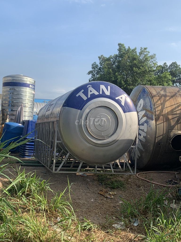 Bồn nước Tân Á Đại Thành Inox 10000L Ngang giá rẻ. Mua bán Nội thất, đồ gia dụng khác tại Huyện Hóc Môn Tp Hồ Chí Minh được đăng bởi BỒN NHỰA VÀ INOX hình 1