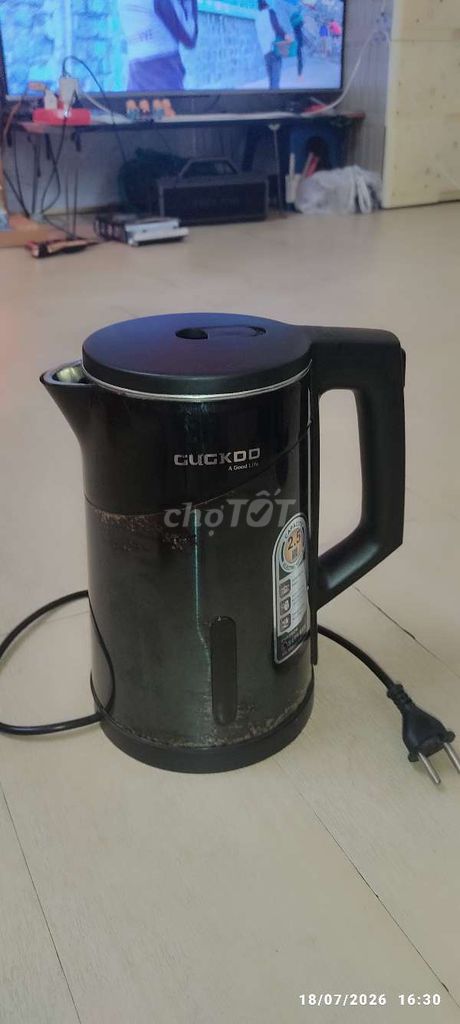 Ấm đun nước siêu tốc Cuckoo 2.5L Đen. Mua bán Bếp, lò, đồ điện nhà bếp tại Quận Bình Tân Tp Hồ Chí Minh được đăng bởi Mr Kevin hình 1