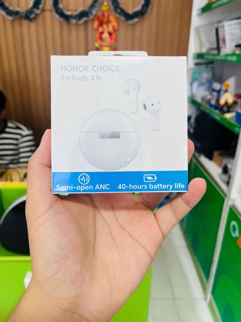 Tai nghe Honor Choice Earbuds X7e Trắng. Mua bán Tivi, Âm thanh tại Quận Ngô Quyền Hải Phòng được đăng bởi lê thanh thuỷ hình 1