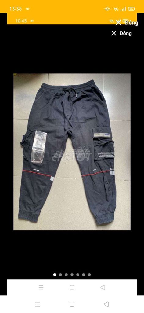 COURSEMYS jeans jogger co giản mạnh,
Size 30-34