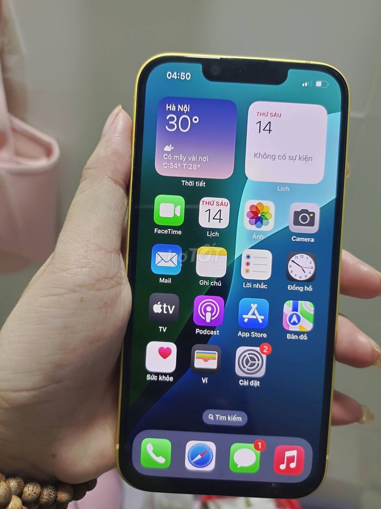 Apple iPhone 14 128GB Vàng Không trầy xước. Mua bán Điện thoại tại Quận 10 Tp Hồ Chí Minh được đăng bởi Hội Đồ Điện Tử hình 1