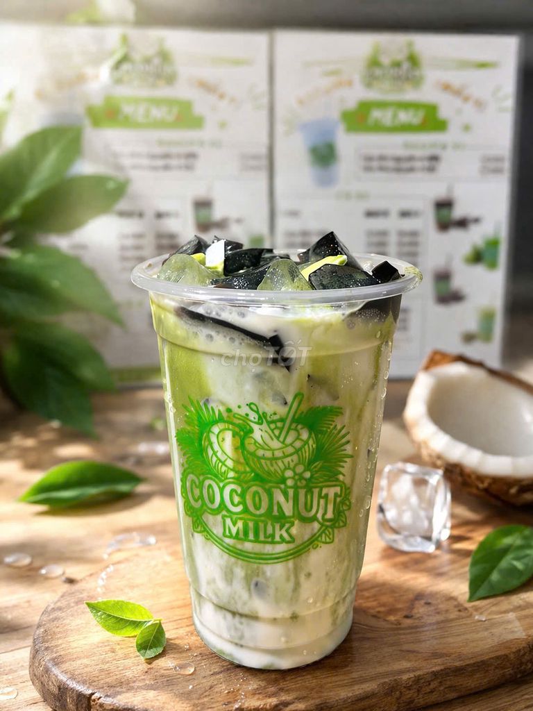 Đồ uống Coconut Milk Matcha dừa. Mua bán Đồ ăn, thực phẩm và các loại khác tại Quận Bình Thuỷ Cần Thơ được đăng bởi Trân Phạm Ngọc hình 1