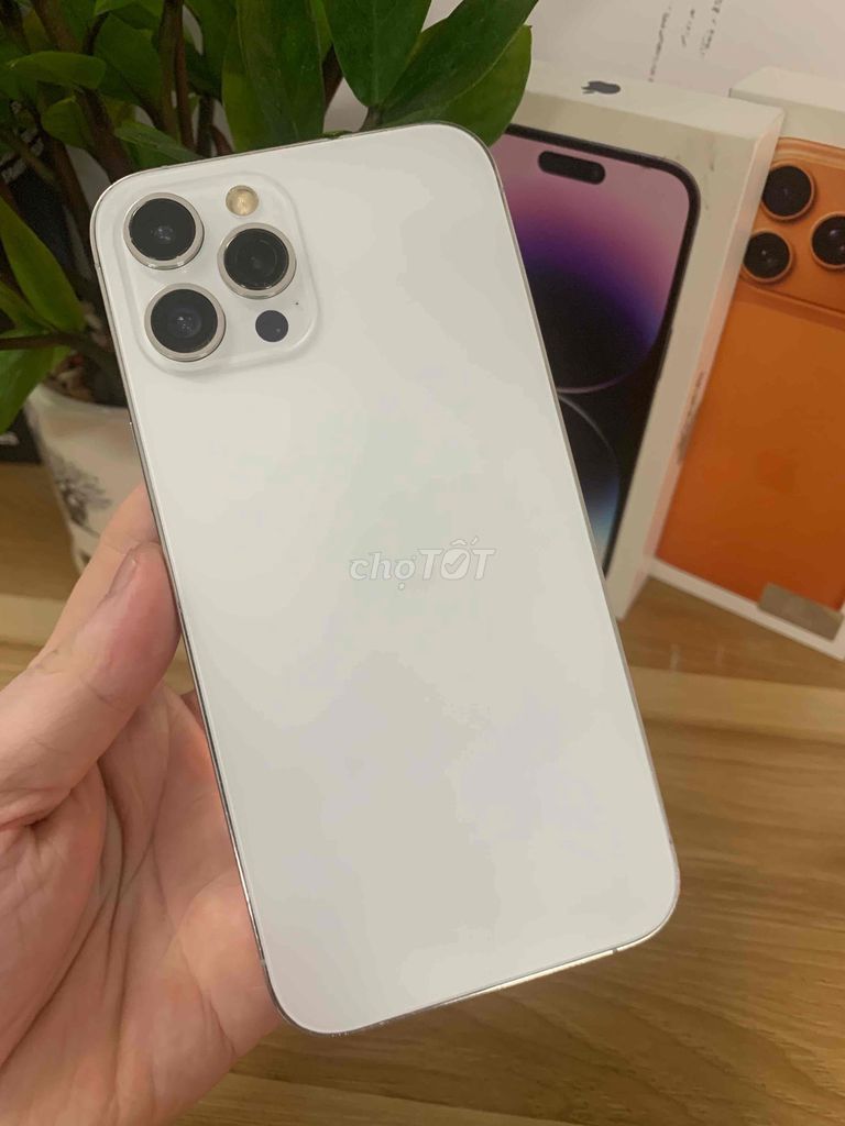 iPhone 12 Pro Max 256GB Trắng Đã sử dụng. Mua bán Điện thoại tại Huyện Đức Hòa Long An được đăng bởi ĐỨC LINH  hình 1