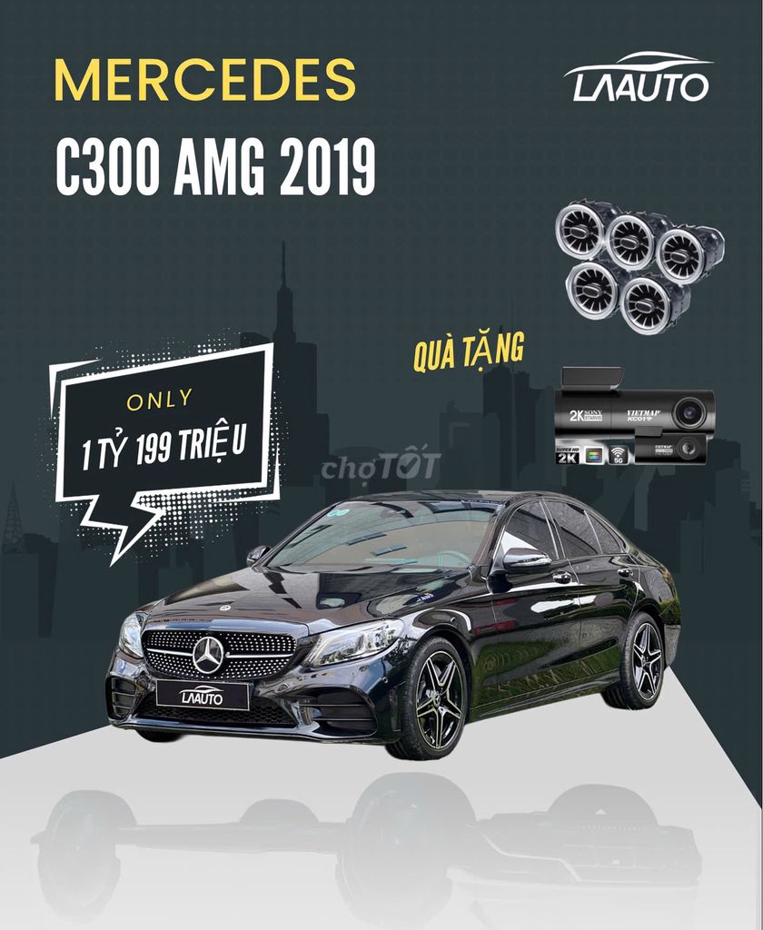 Mercedes Benz 2019 C300 AMG, TẶNG BẢO DƯỠNG