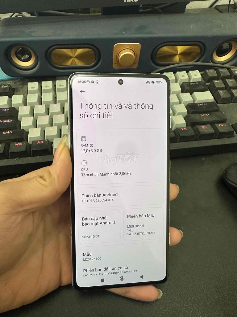 Xiaomi Redmi K40 Gaming 128GB Xám. Mua bán Điện thoại tại Quận Ba Đình Hà Nội được đăng bởi Quang Hiếu hình 1