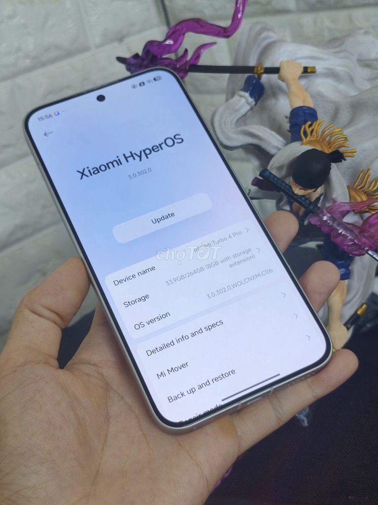 Redmi Turbo 4 Pro 12/256GB Pun-Bot Trắng 📱. Mua bán Điện thoại tại Thị xã Hương Thủy Thừa Thiên Huế được đăng bởi MiPhoneZ hình 1